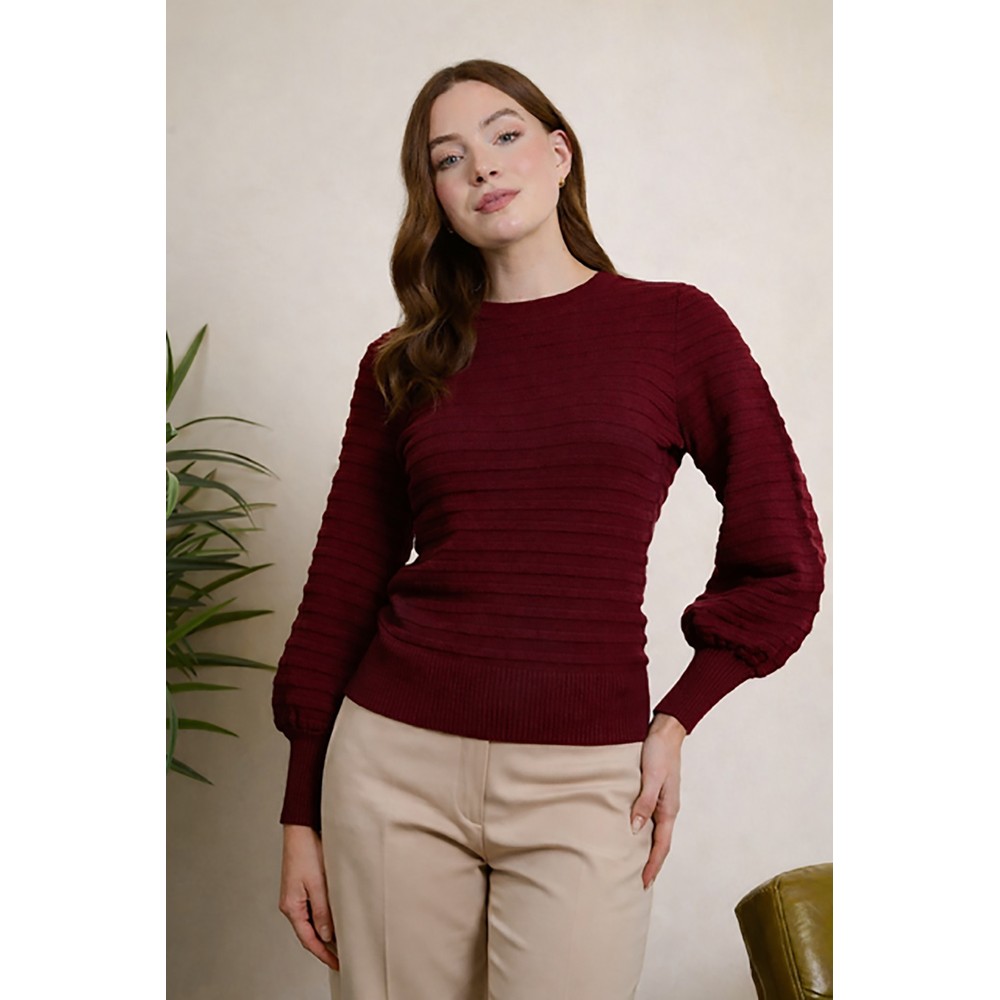 Banned - Carla July Jumper - Burgundy